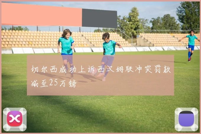 切尔西成功上诉西汉姆联冲突罚款减至25万镑